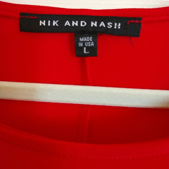 Nik and Nash Red Dress - Picture 2 of 3